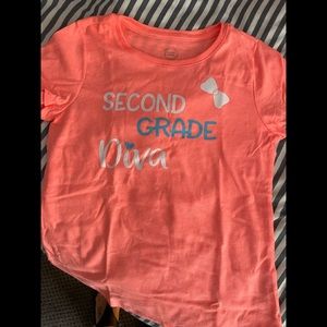 Tees for girls and boys going into grade 2 various colors left